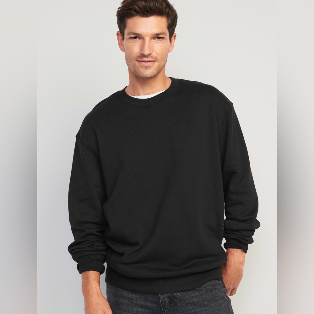 🆕 Old Navy Men's Loose Rotation Crew-Neck Sweatshirt L